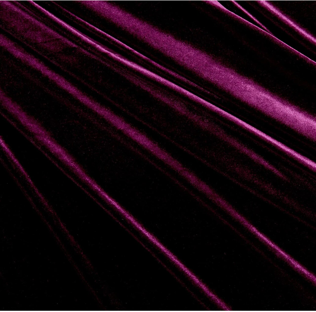 1 Yard Eggplant Stretch Velvet Fabric for Dresses Sewing Crafts Drapes DIY Projects 58/60" Width